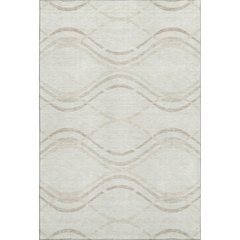 Premium Machine Washable Mayfield AMF757 Ivory 8' x 10' Rug