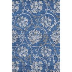 Premium Machine Washable Mayfield AMF762 Blue 8' x 10' Rug