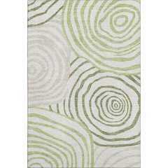 Premium Machine Washable Mayfield AMF765 Green 8' x 10' Rug