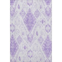 Premium Machine Washable Mayfield AMF776 Purple 8' x 10' Rug