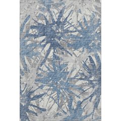 Premium Machine Washable Mayfield  Blue 8' x 10' Rug