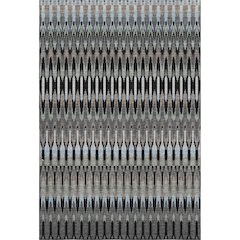 Premium Machine Washable Mayfield AMF860 Black 8' x 10' Rug