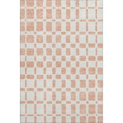 Premium Machine Washable Mayfield AMF871 Peach 8' x 10' Rug