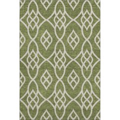 Premium Machine Washable Mayfield AMF884 Olive 8' x 10' Rug