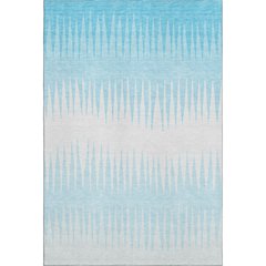 Premium Machine Washable Mayfield AMF886 Sky 8' x 10' Rug
