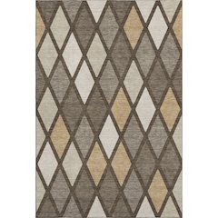 Premium Machine Washable Mayfield AMF887 Brown 8' x 10' Rug
