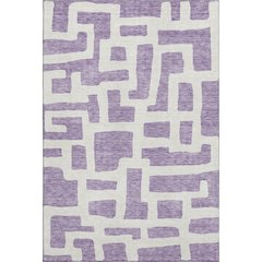 Premium Machine Washable Mayfield AMF903 Purple 8' x 10' Rug