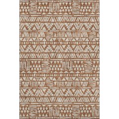 Premium Machine Washable Mayfield AMF907 Terracotta 8' x 10' Rug