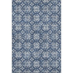 Premium Machine Washable Mayfield AMF930 Navy 8' x 10' Rug