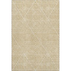 Premium Machine Washable Mayfield AMF937 Gold 8' x 10' Rug