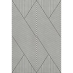 Premium Machine Washable Mayfield AMF937 White 8' x 10' Rug