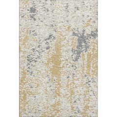 Premium Machine Washable Mayfield AMF944 Gold 8' x 10' Rug