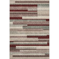 Premium Machine Washable Mayfield AMF956 Merlot 8' x 10' Rug