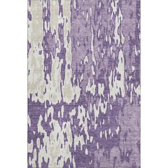 Premium Machine Washable Mayfield AMF957 Purple 8' x 10' Rug