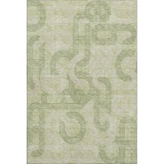 Premium Machine Washable Mayfield AMF967 Aloe 8' x 10' Rug