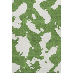 Premium Machine Washable Mayfield AMF975 Green 8' x 10' Rug