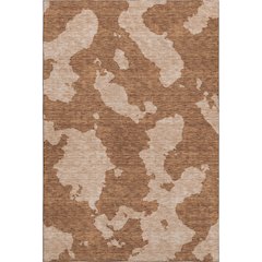 Premium Machine Washable Mayfield AMF975 Terracotta 8' x 10' Rug