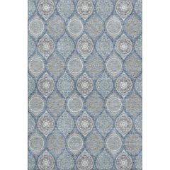 Premium Machine Washable Mayfield AMF976 Navy 8' x 10' Rug