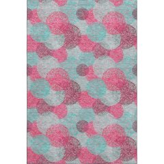 Premium Machine Washable Mayfield AMF977 Pink 8' x 10' Rug