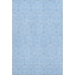 Premium Machine Washable Mayfield AMF987 Sky 8' x 10' Rug