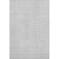 Premium Machine Washable Mayfield AMF990 Silver 8' x 10' Rug