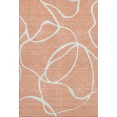Premium Machine Washable Mayfield AMF999 Salmon 8' x 10' Rug