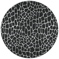 Indoor/Outdoor Mali ML4 Midnight Washable 8' x 8' Round Rug