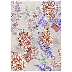 Indoor/Outdoor Surfside ASR31 Spice Washable 8' x 10' Rug