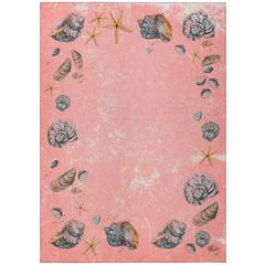Indoor/Outdoor Surfside ASR39 Peach Washable 8' x 10' Rug