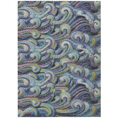 Indoor/Outdoor Seabreeze SZ14 Ink Washable 8' x 10' Rug