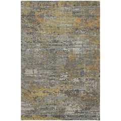 Luxury Washable Indoor/Outdoor Kochi Gray 8' x 10' Rug