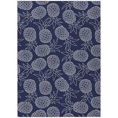 Indoor/Outdoor Kendall KE6 Navy Washable 5' x 7'6" Rug