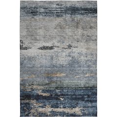 Indoor/Outdoor Nouveau Navy 8' x 10' Rug