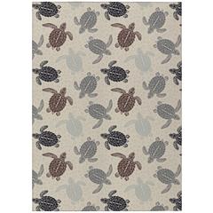 Indoor/Outdoor Surfside ASR43 Sand Washable 8' x 10' Rug