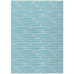 Indoor/Outdoor Harbor HA7 Lagoon Washable 8' x 10' Rug