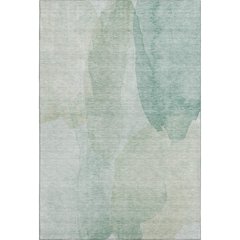 Luxury Washable Indoor/Outdoor Ravenna Aqua 8' x 10' Rug