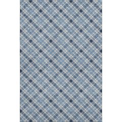 Luxury Washable Indoor/Outdoor Soft Essentials SE3 Blue 8' x 10' Rug