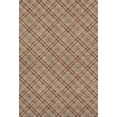 Luxury Washable Indoor/Outdoor Soft Essentials SE3 Orange 8' x 10' Rug