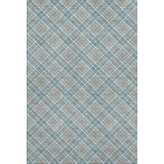 Luxury Washable Indoor/Outdoor Soft Essentials SE3 Teal 8' x 10' Rug