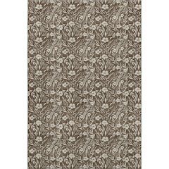 Luxury Washable Indoor/Outdoor Soft Essentials SE4 Brown 8' x 10' Rug