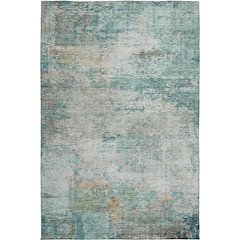 Luxury Washable Indoor/Outdoor Solace Teal 8' x 10' Rug