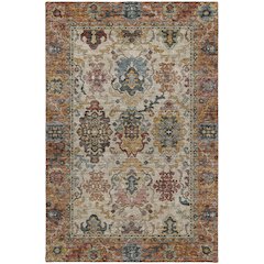 Indoor/Outdoor Silk Road Copper 6'6" x 9'6" Rug