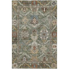Indoor/Outdoor Silk Road Basil 6'6" x 9'6" Rug