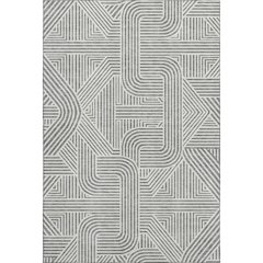 Luxury Washable Indoor/Outdoor The Reserve Gray 8' x 10' Rug