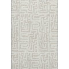Luxury Washable Indoor/Outdoor The Reserve Ivory 8' x 10' Rug