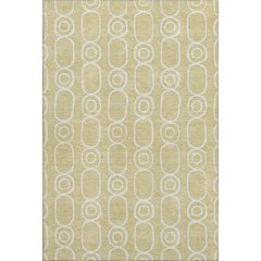 Luxury Washable Indoor/Outdoor The Reserve Wheat 8' x 10' Rug