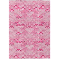 Indoor/Outdoor Surfside ASR32 Pink Washable 8' x 10' Rug