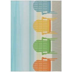 Indoor/Outdoor Harpswell AHP31 Blue Washable 8' x 10' Rug