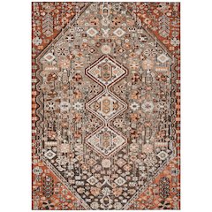 Machine Washable Indoor/Outdoor Chantille Fudge 9' x 12' Rug