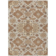 Machine Washable Indoor/Outdoor Chantille Copper 9' x 12' Rug